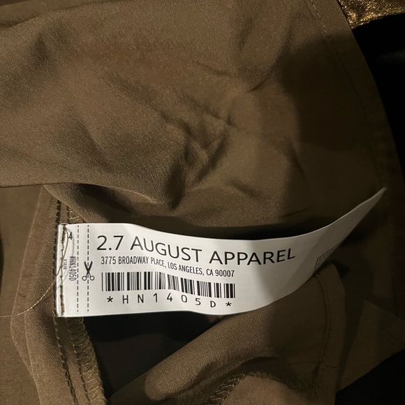 Hyacinth House Bronze Jacquard Anastasia Mini Dress XL - Picture 6 of 8